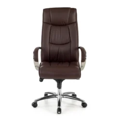 Sillón de oficina Bahia ecopiel, brazos de aluminio