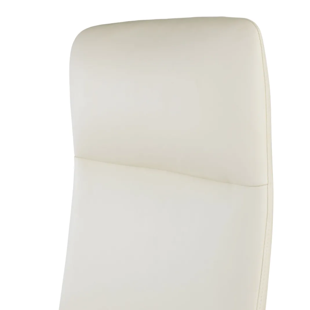 Sillón de Oficina Bristol, brazos aluminio, ecopiel
