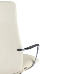 Sillón de Oficina Bristol, brazos aluminio, ecopiel