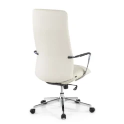 Sillón de Oficina Bristol, brazos aluminio, ecopiel