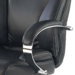 Sillón de oficina City ecopiel negra