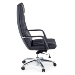 Sillón de oficina dirección Edinburgo, piel natural