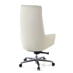 Sillón de oficina dirección President, alta gama, piel natural
