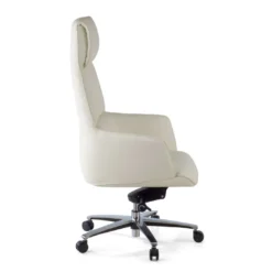Sillón de oficina dirección President, alta gama, piel natural