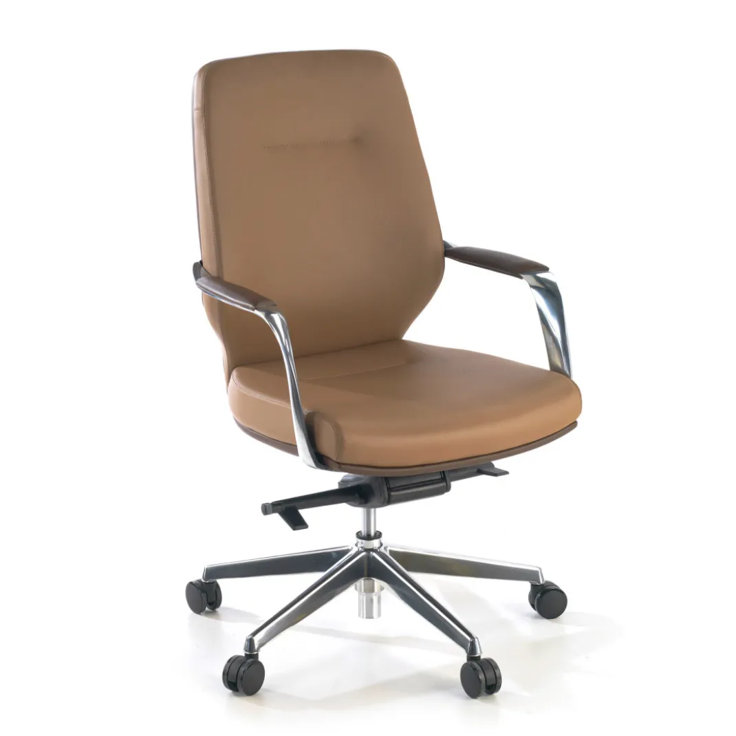 Sillón de oficina Duo respaldo bajo bicolor
