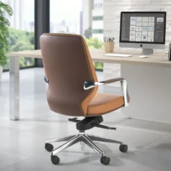 Sillón de oficina Duo respaldo bajo bicolor