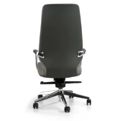 Sillón de oficina ejecutivo Duo, respaldo alto bicolor