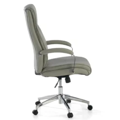 Sillón de oficina Tauro brazos tapizados ecopiel