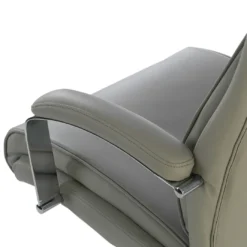 Sillón de oficina Tauro brazos tapizados ecopiel