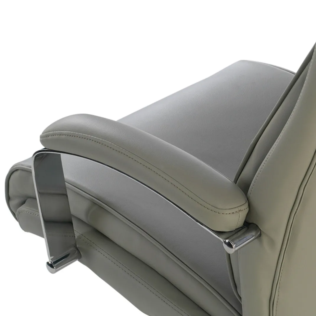 Sillón de oficina Tauro brazos tapizados ecopiel