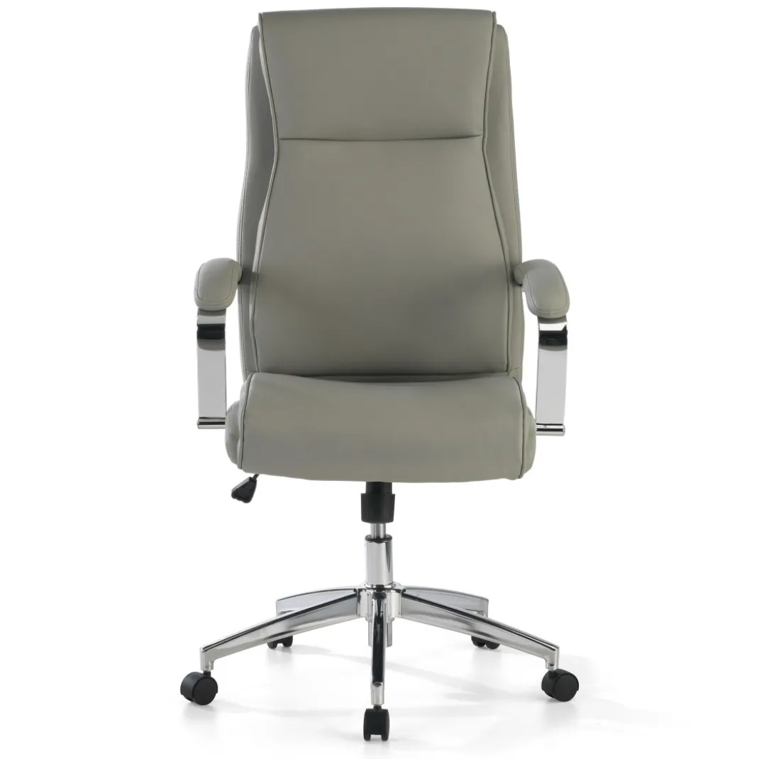 Sillón de oficina Tauro brazos tapizados ecopiel