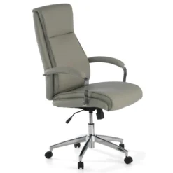 Sillón de oficina Tauro brazos tapizados ecopiel