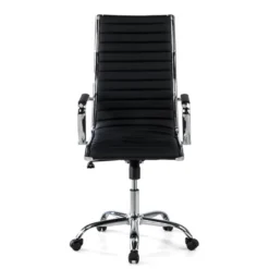 Sillón Oficina de diseño Milano, respaldo alto ecopiel