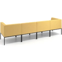 Sofa de Espera Pylos 4 asientos con brazo