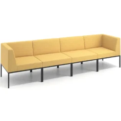 Sofa de Espera Pylos 4 asientos con brazo