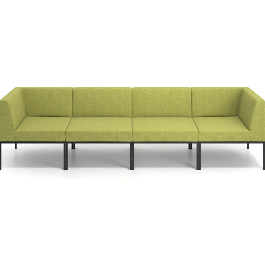 Sofa de Espera Pylos 4 asientos con brazo