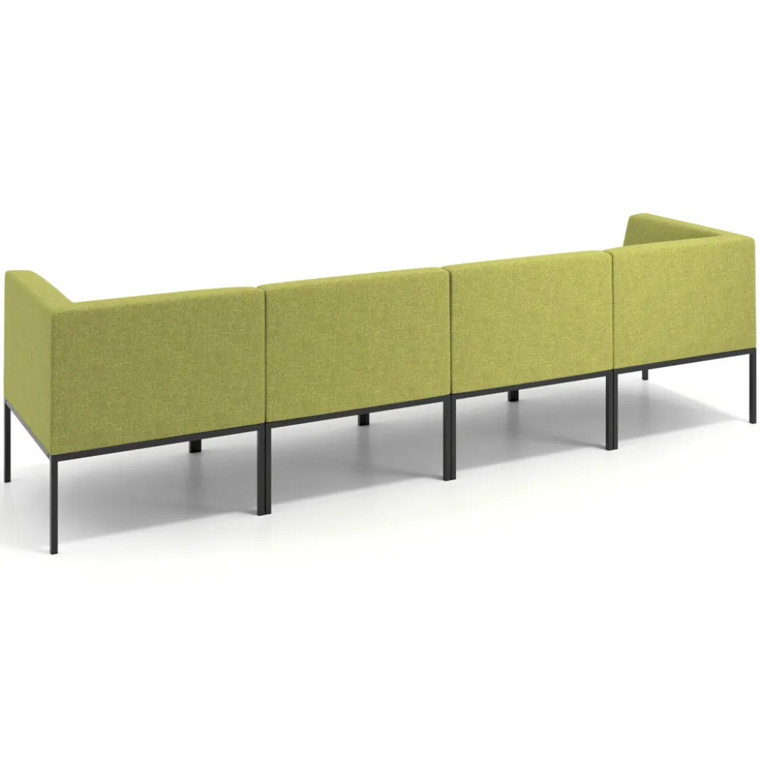 Sofa de Espera Pylos 4 asientos con brazo