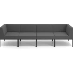 Sofa de Espera Pylos 4 asientos con brazo