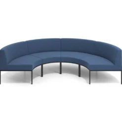 Sofa de Espera Pylos Curvo, Módulo Concavo 4 asientos