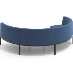 Sofa de Espera Pylos Curvo, Módulo Concavo 4 asientos