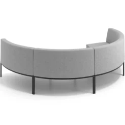 Sofa de Espera Pylos Curvo, Módulo Concavo 4 asientos