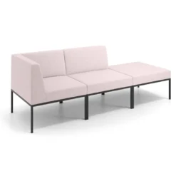 Sofa de Espera Pylos Modulo 2 asientos + Pouf