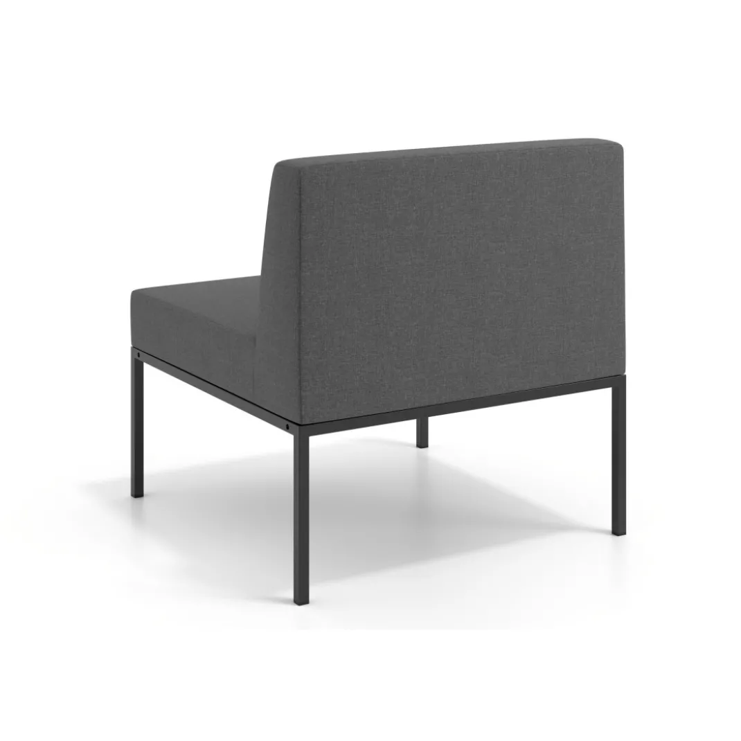 Sofa de Espera Pylos, modulo individual con respaldo
