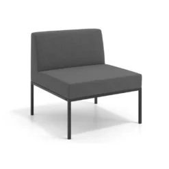 Sofa de Espera Pylos, modulo individual con respaldo