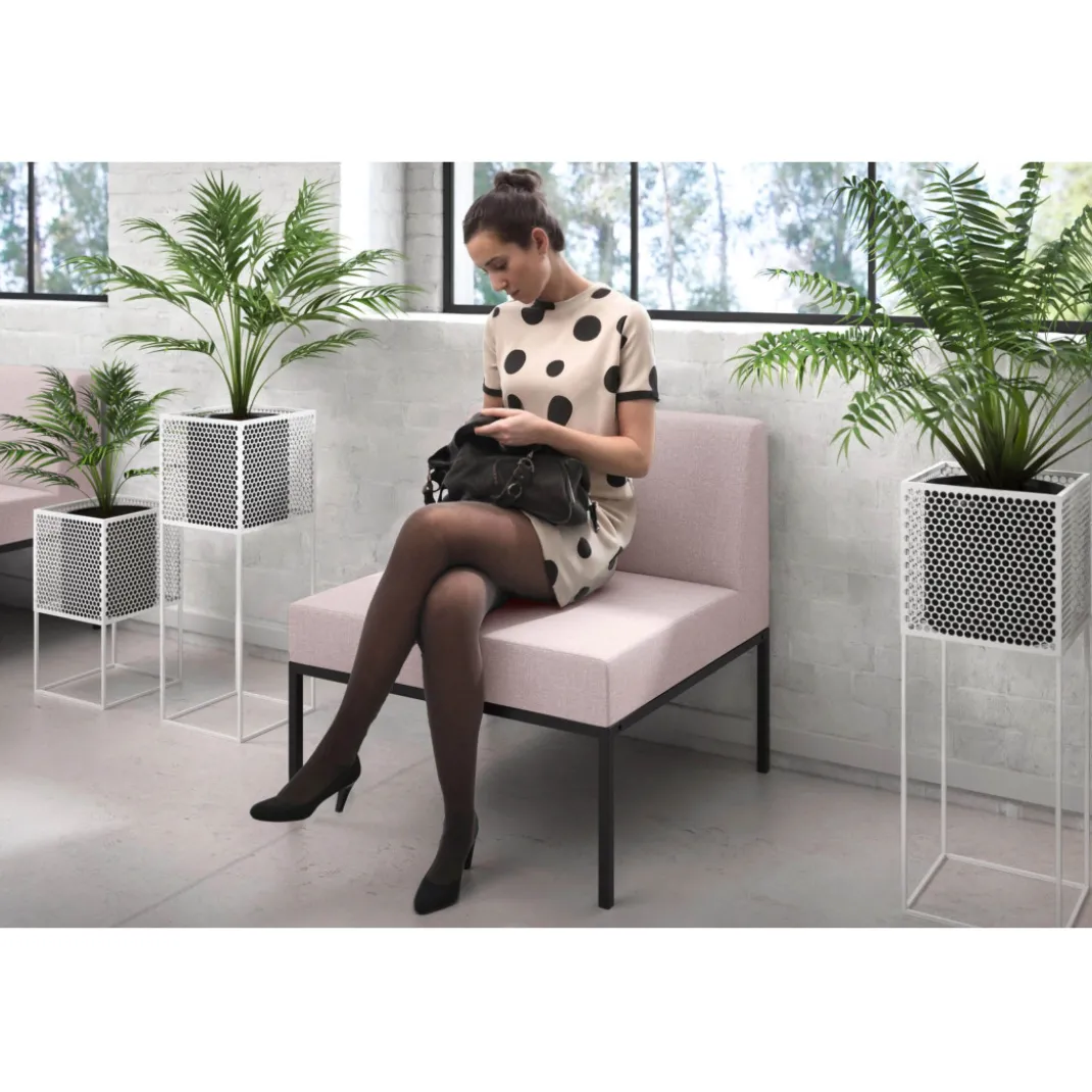 Sofa de Espera Pylos, modulo individual con respaldo