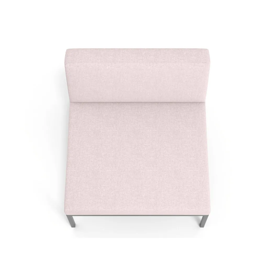 Sofa de Espera Pylos, modulo individual con respaldo