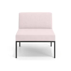 Sofa de Espera Pylos, modulo individual con respaldo