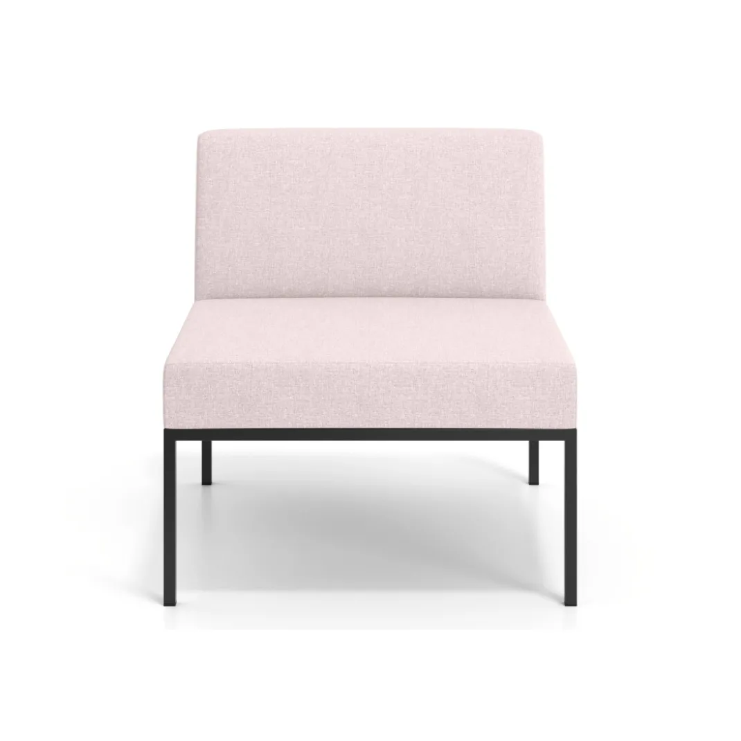 Sofa de Espera Pylos, modulo individual con respaldo