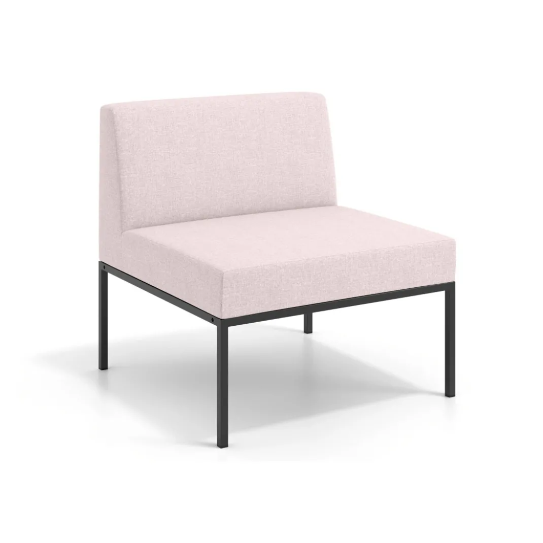 Sofa de Espera Pylos, modulo individual con respaldo