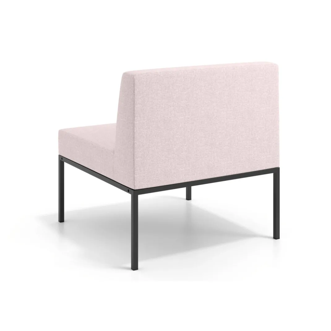 Sofa de Espera Pylos, modulo individual con respaldo