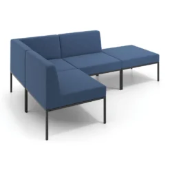 Sofa de Espera Pylos Rincon 2 asientos + Chaiselongue