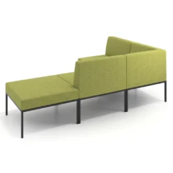 Sofa de Espera Pylos Rincon 2 asientos + Chaiselongue