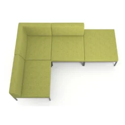 Sofa de Espera Pylos Rincon 2 asientos + Chaiselongue