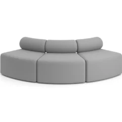 Sofa de oficina Oasis módulo convexo triple