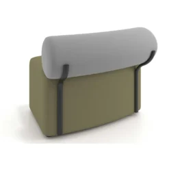 Sofa de oficina Oasis módulo concavo