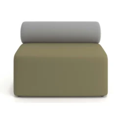 Sofa de oficina Oasis módulo recto 100cm