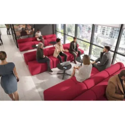 Sofa de oficina Oasis módulo recto 100cm