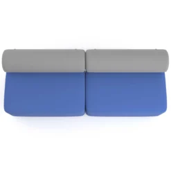 Sofa de oficina Oasis módulo recto doble 200cm