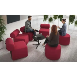 Sofa de oficina Oasis módulo recto doble 120cm