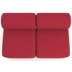 Sofa de oficina Oasis módulo recto doble 120cm