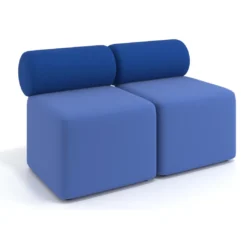 Sofa de oficina Oasis módulo recto doble 120cm