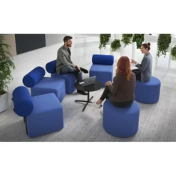 Sofa de oficina Oasis módulo recto doble 120cm