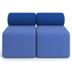 Sofa de oficina Oasis módulo recto doble 120cm
