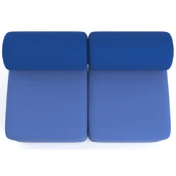 Sofa de oficina Oasis módulo recto doble 120cm