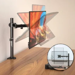 Soporte monitor columna individual, 1 pantalla