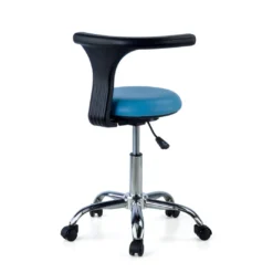 Taburete de laboratorio Onix, respaldo ergonómico